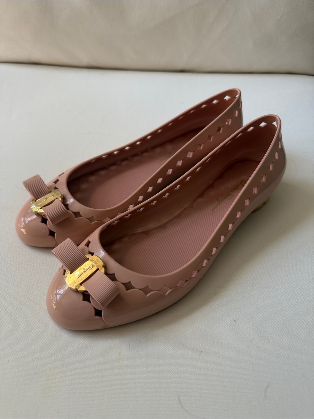 Salvatore Ferragamo Jelly Ballet Flats